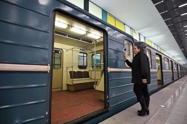 Открытие станции метро Румянцево в Москве