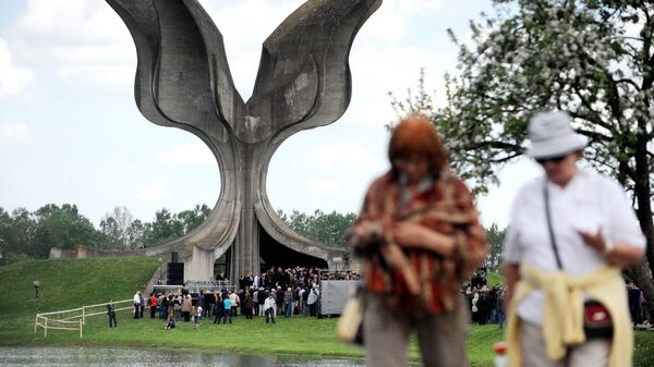 Мемориал на месте лагеря Ясеновац, Хорватия