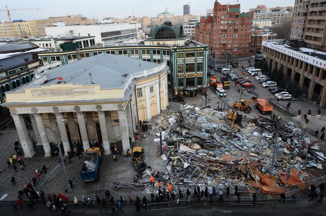 Снос незаконных построек в Москве