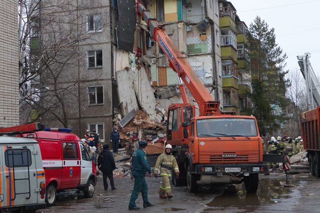 Взрыв бытового газа во Фрунзенском районе города Ярославля