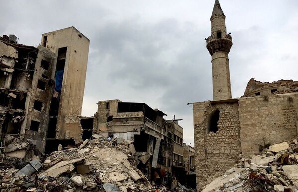 Сирийский город Алеппо