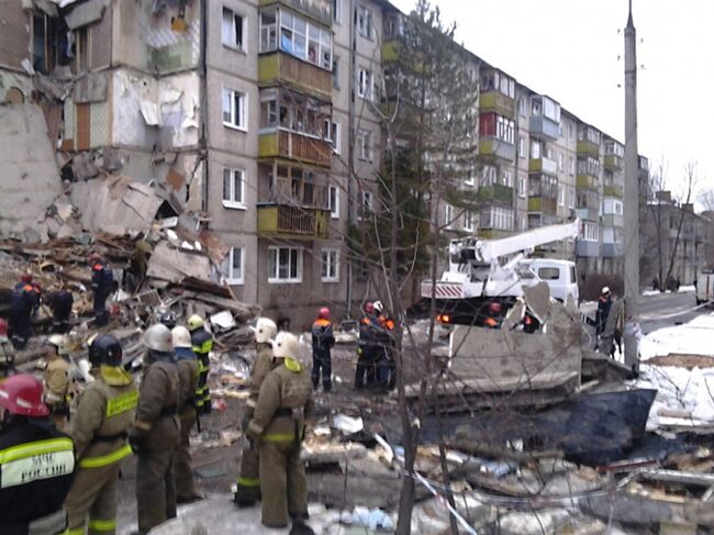 Взрыв бытового газа во Фрунзенском районе города Ярославля