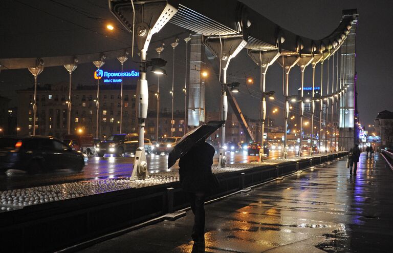 Аномально теплый декабрь в Москве