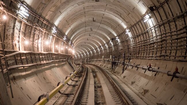 Тоннель Московского метрополитена
