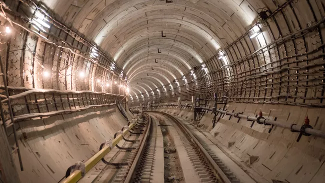 Тоннель Московского метрополитена