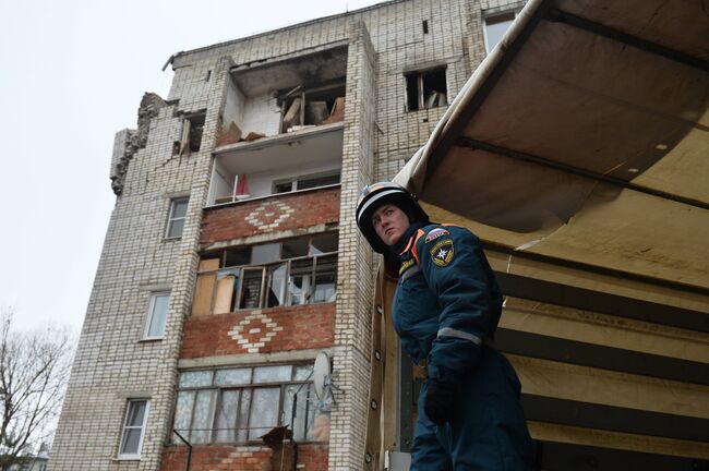 Под Тулой произошел взрыв бытового газа в пятиэтажном доме