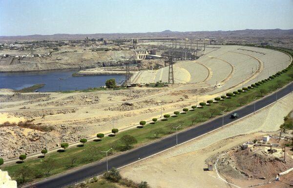 Асуанская ГЭС в Египте