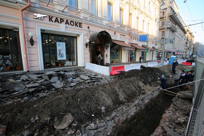 Реконструкция Тверской улицы в Москве