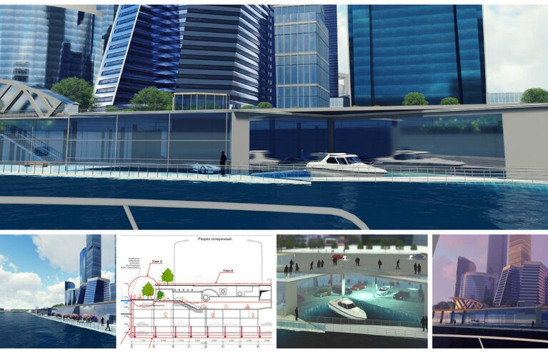 Какой может стать набережная ММДЦ Москва-Сити к 2019 году