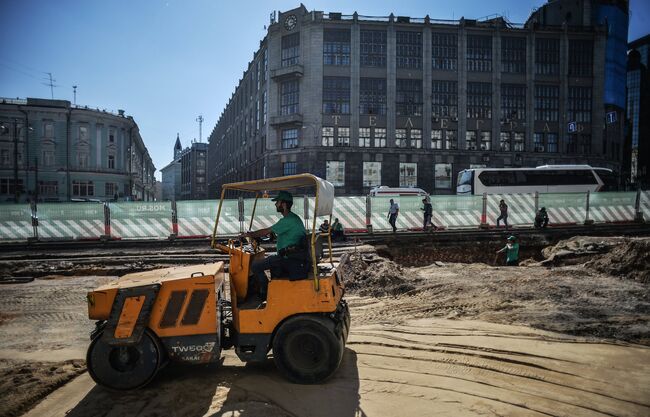 Масштабная реконструкция Тверской улицы в Москве