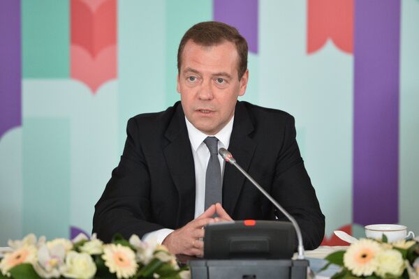 Премьер-министр РФ Д. Медведев