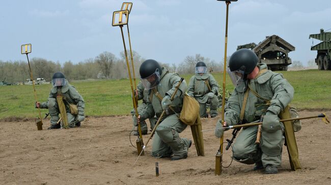 Военнослужащие инженерно-саперных подразделений