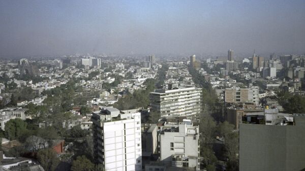 Панорама города Мехико