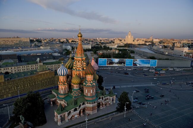 Вид на Москву со Спасской Башни