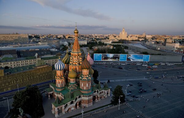 Вид на Москву со Спасской Башни