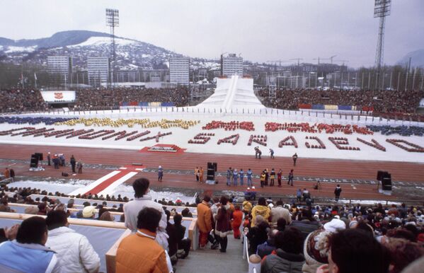 Церемония открытия зимних Олимпийских игр 1984 в Сараево