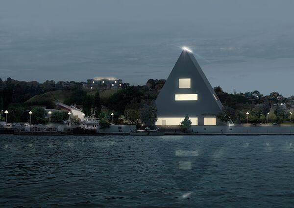 Проект нового здания Морского порта в Азове