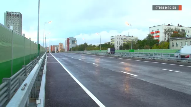 Эстакада у Щелковского автовокзала поехала