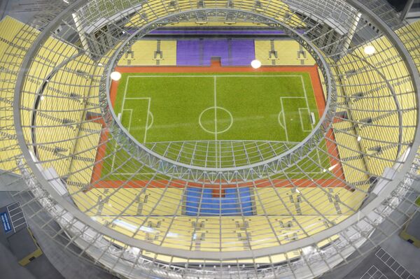Макет стадиона Екатеринбург-Арена