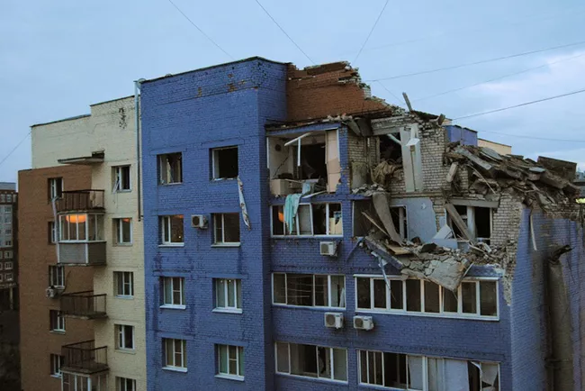 Взрыв газа в жилом доме в Рязани