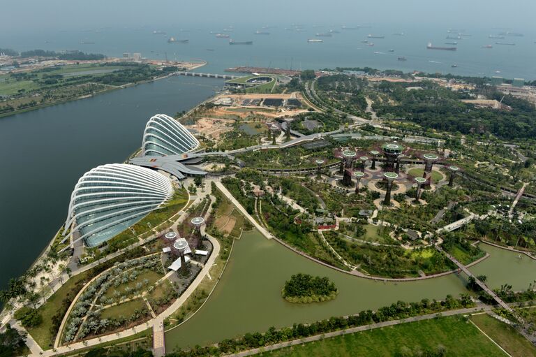 Gardens by the Bay, Сингапур.