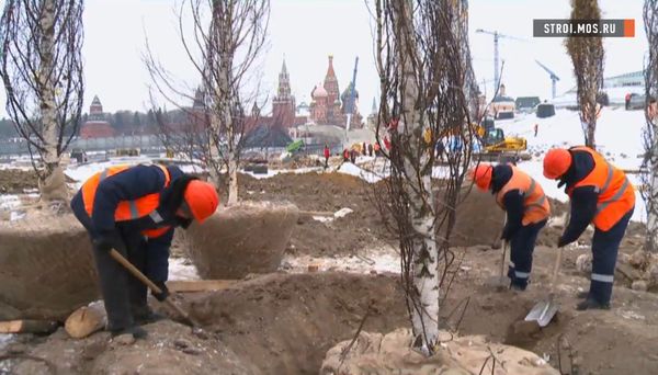 Парк Зарядье у Кремля: лес, аттракционы и машина времени