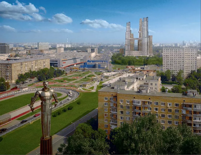 Проект небоскреба в Донском районе Москвы компании GORN Проект небоскреба в Донском районе Москвы компании GORN