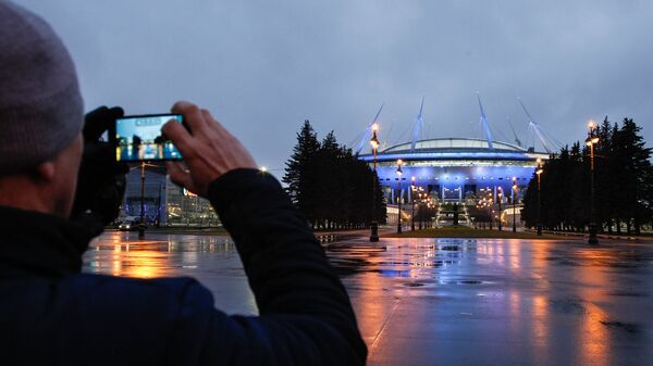 Подсветка стадиона Крестовский