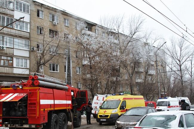 Взрыв газа в жилом доме в Саратове