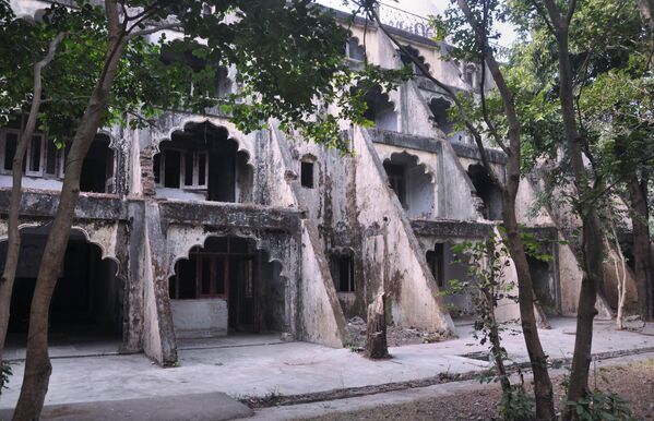 Часть ашрама Махариши Махеша Йоги в Ришикеше, где жили Beatles