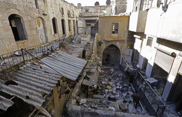 Разрушенные исторические памятники. Ситуация в Алеппо