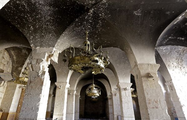 Разрушенные исторические памятники. Ситуация в Алеппо