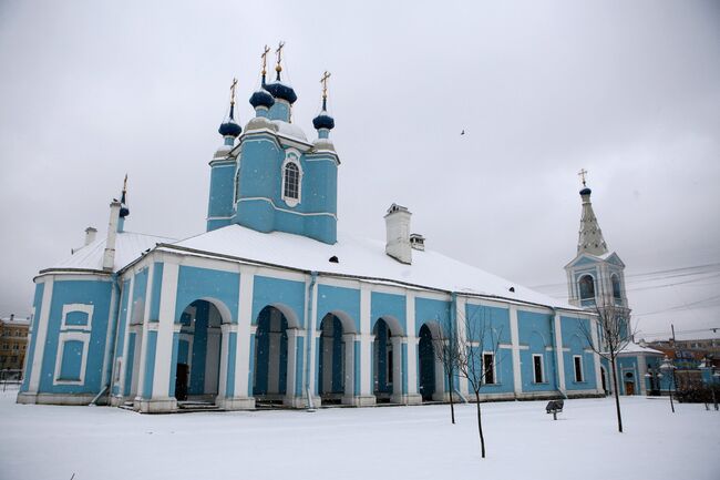 Церемония передачи РПЦ Сампсониевского собора в Санкт-Петербурге