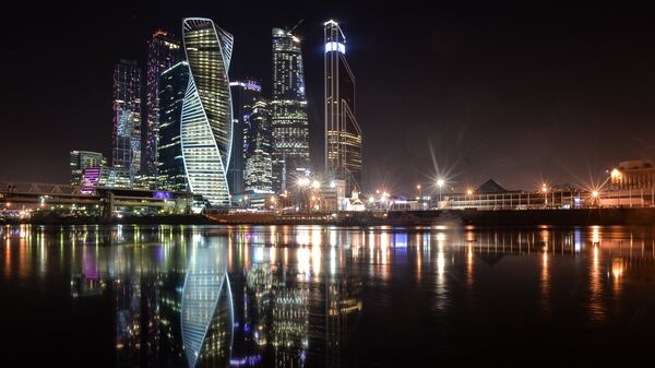 Башня Эволюция в Москва-Сити. Виды Москва-Сити