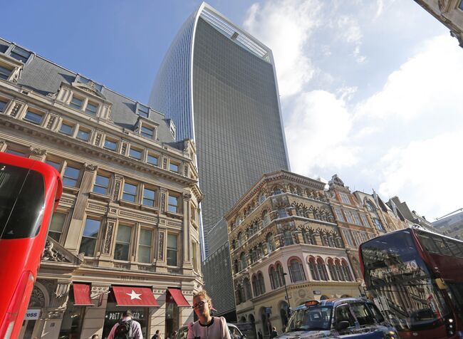 London's Walkie Talkie building