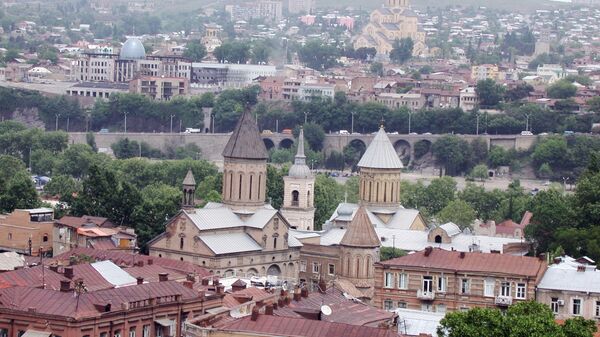 Панорама Тбилиси. Архивное фото