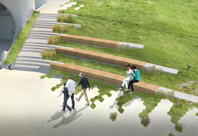 Проект амфитеатра в парке Зарядье Проект амфитеатра в парке Зарядье