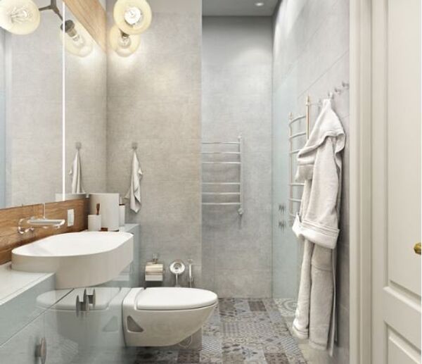 Дизайн интерьера ванной комнаты в Красноярске