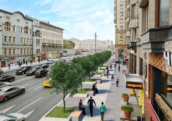 Проект реконструкции Тверской улицы в Москве