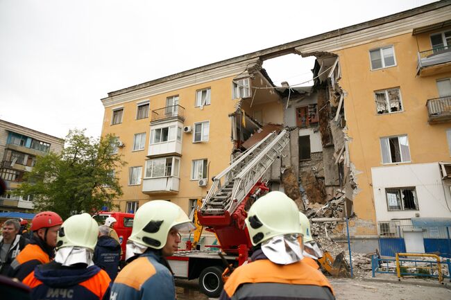 Взрыв бытового газа в жилом доме в Волгограде