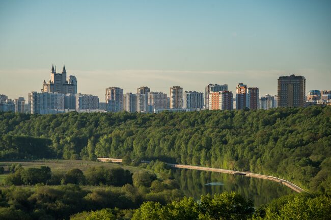 Рассвет в Москве