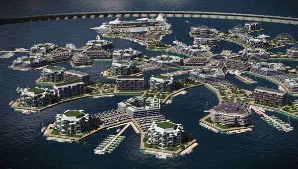 Шагая по воде: фантастические проекты плавучих городов-государств