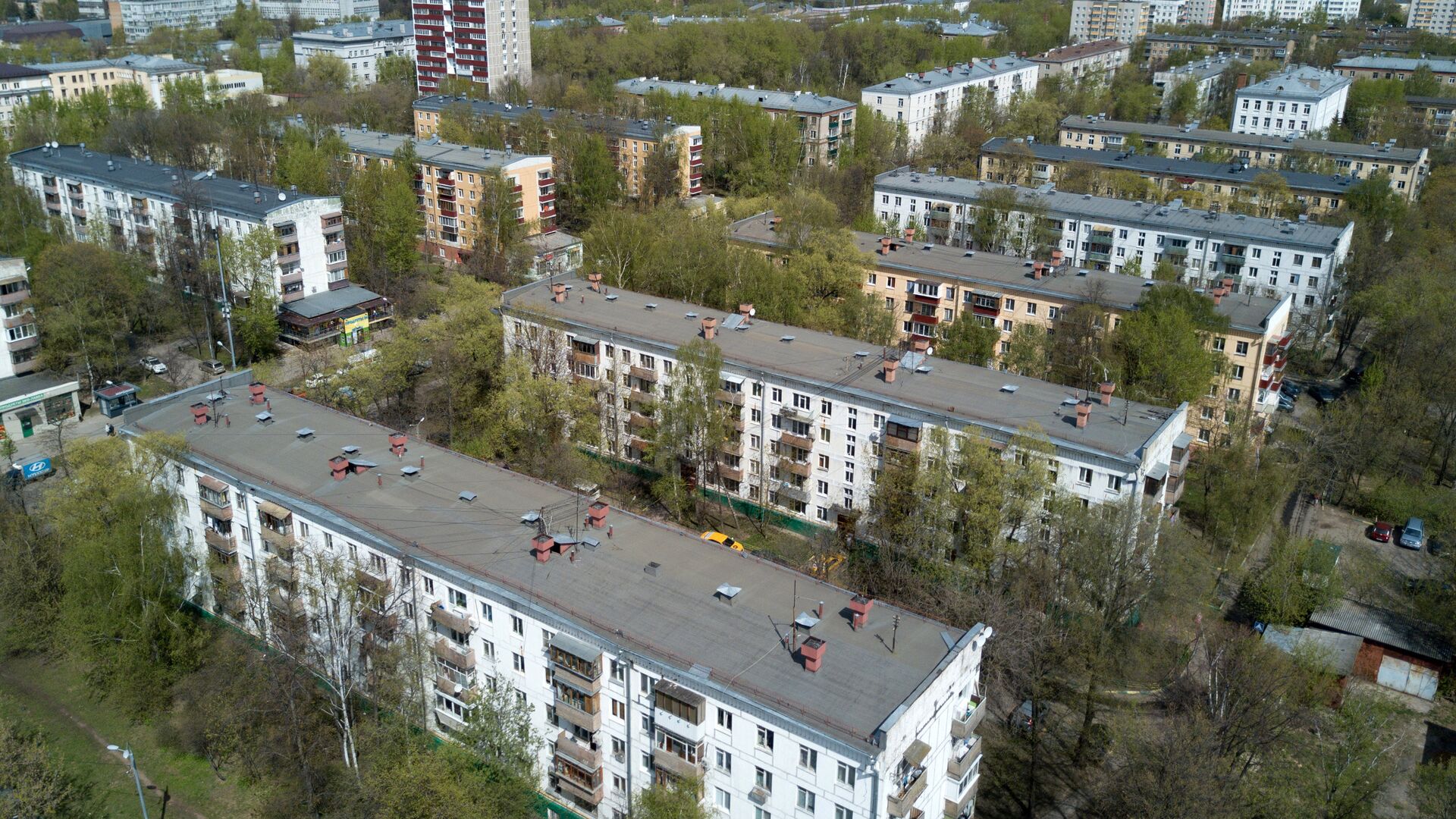 Пятиэтажные дома, включенные в программу реновации в Москве - РИА Новости, 1920, 02.12.2020