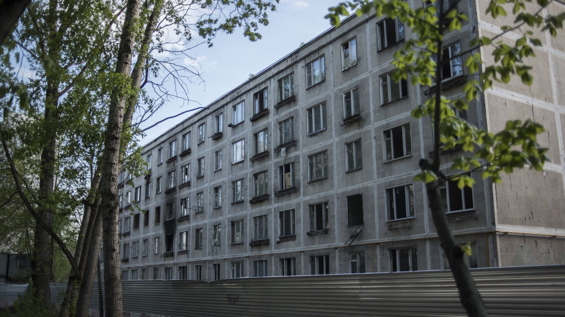Выселенные пятиэтажные дома в Москве - РИА Новости, 1920, 09.03.2023