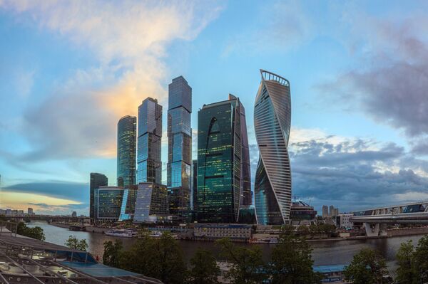Вид на Международный деловой центр Москва-Сити