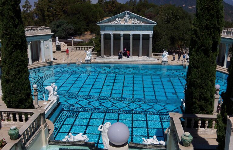 Бассейн в Hearst Castle в Сан-Луис-Обиспо, Калифорния