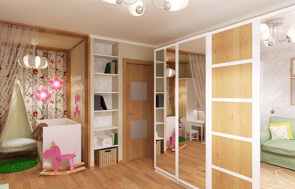 Личное детское: как обустроить пространство для ребенка в однокомнатной квартире
