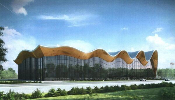 Проект Центра художественной гимнастики на территории Олимпийского комплекса Лужники