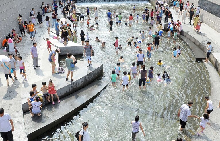 Cheonggyecheon после реконструкции