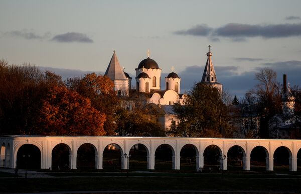 Золотая осень в Великом Новгороде